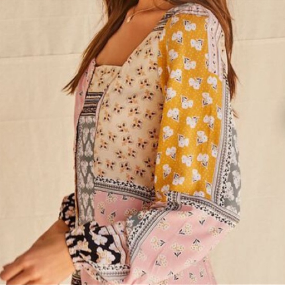 Light Patchwork Romper - image 3